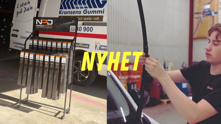 Nytt hos oss - torkarställ & torkarblad