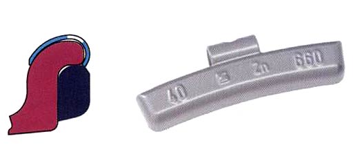 Alu. Zinkvikt Economy 30gr